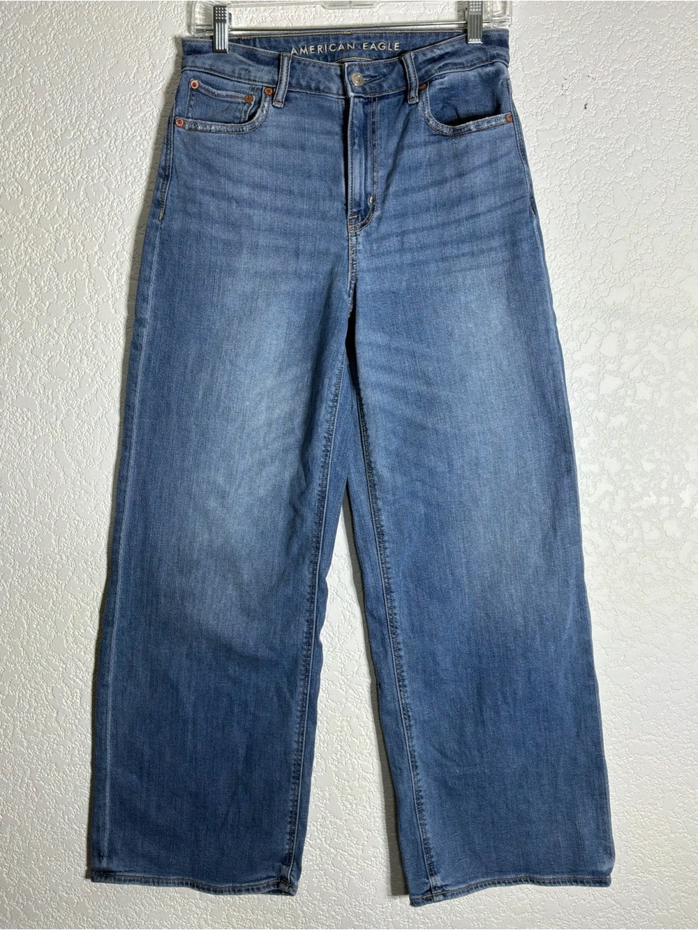 American Eagle Outfitters Women's Super High-Rise Baggy Wide Leg Jeans